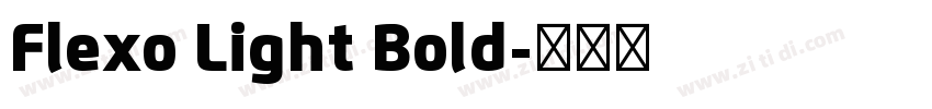 Flexo Light Bold字体转换